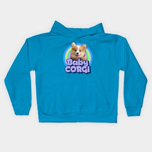 Baby Corgi Kids Hoodie